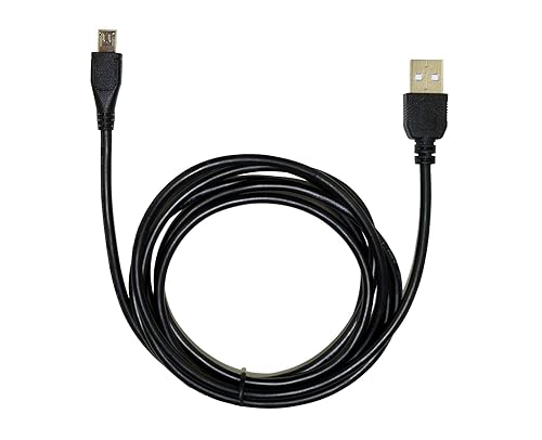 Proxicast Premium 8mm Extra Long Tip USB 2.0 Micro-USB Male - to - USB A Male Cable - 6 ft Length - Heavy 22 AWG Gauge - Fast Charge + Data for Thick