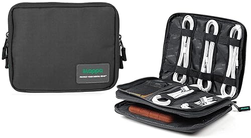 Slappa Travel Organizer for Electronic Devices, Charging Cables & Accessories; Size - Small (SL-TRAVELORGANIZER-SM)