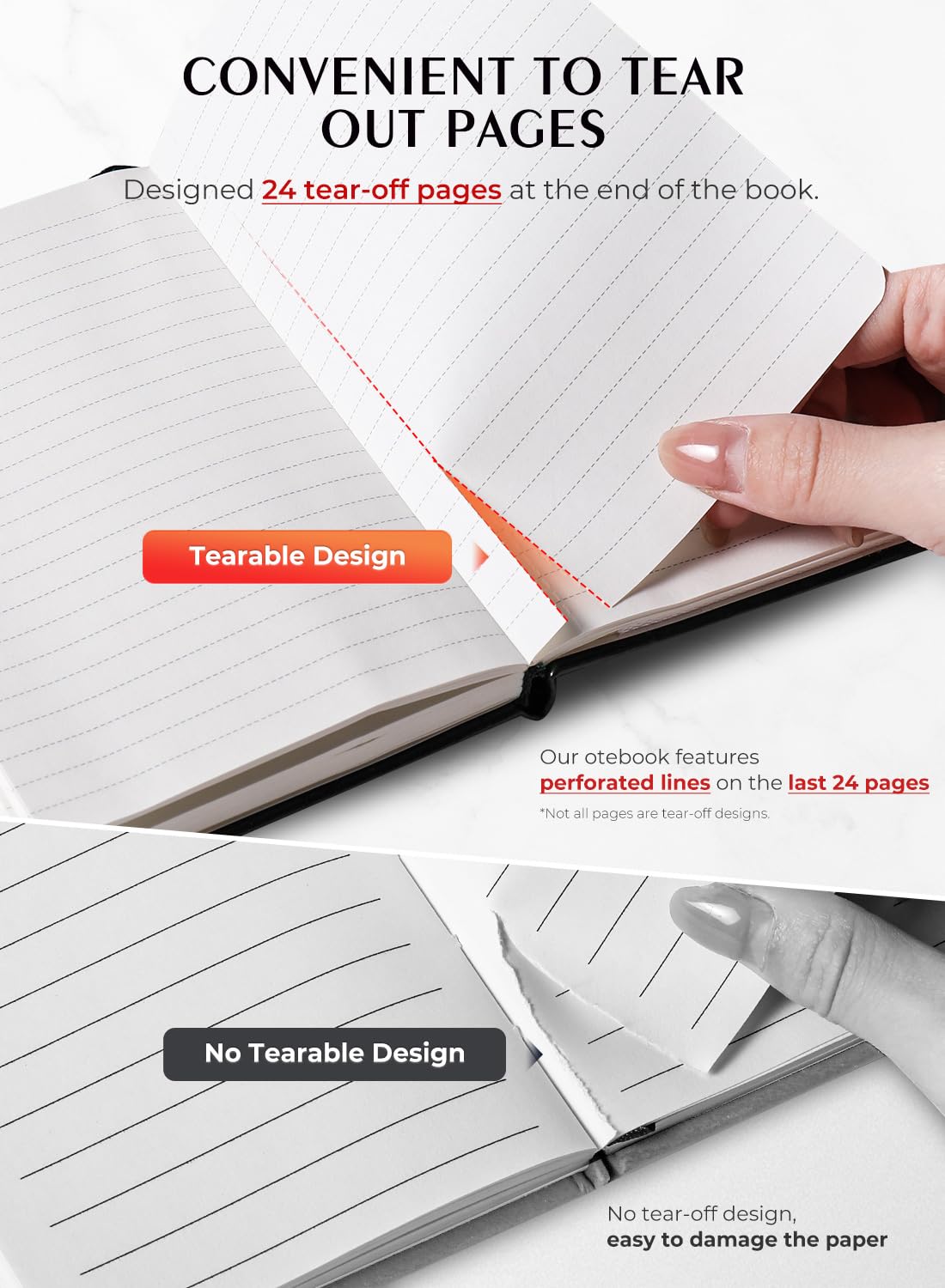 AISBUGUR Pocket Notebook, Small Notebook, 2-Pack Total 320 Pages,3.7" x 5.7" Pocket Notebook (4 Pack, 4color)