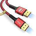 Dbilida VESA Certified DisplayPort 2.1 Cable 6.6ft 2Pack, 16K DP 2.1 Cable Supports 80Gbps, 16K@60Hz, 8K@120Hz, 4K@240Hz, 2K@360Hz HDR, HDCP2.2, 3D