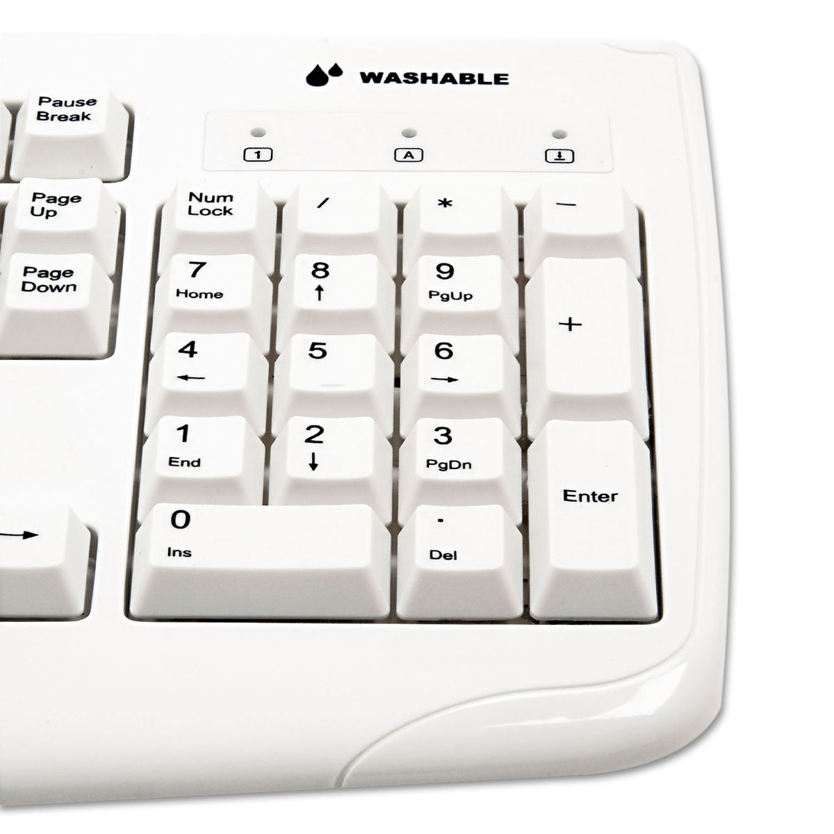 Kensington Pro Fit USB Washable Keyboard - Waterproof & Spill?Resistant Design, Fully Submersible for Easy Cleaning, Quiet Keys, Plug?and?Play USB