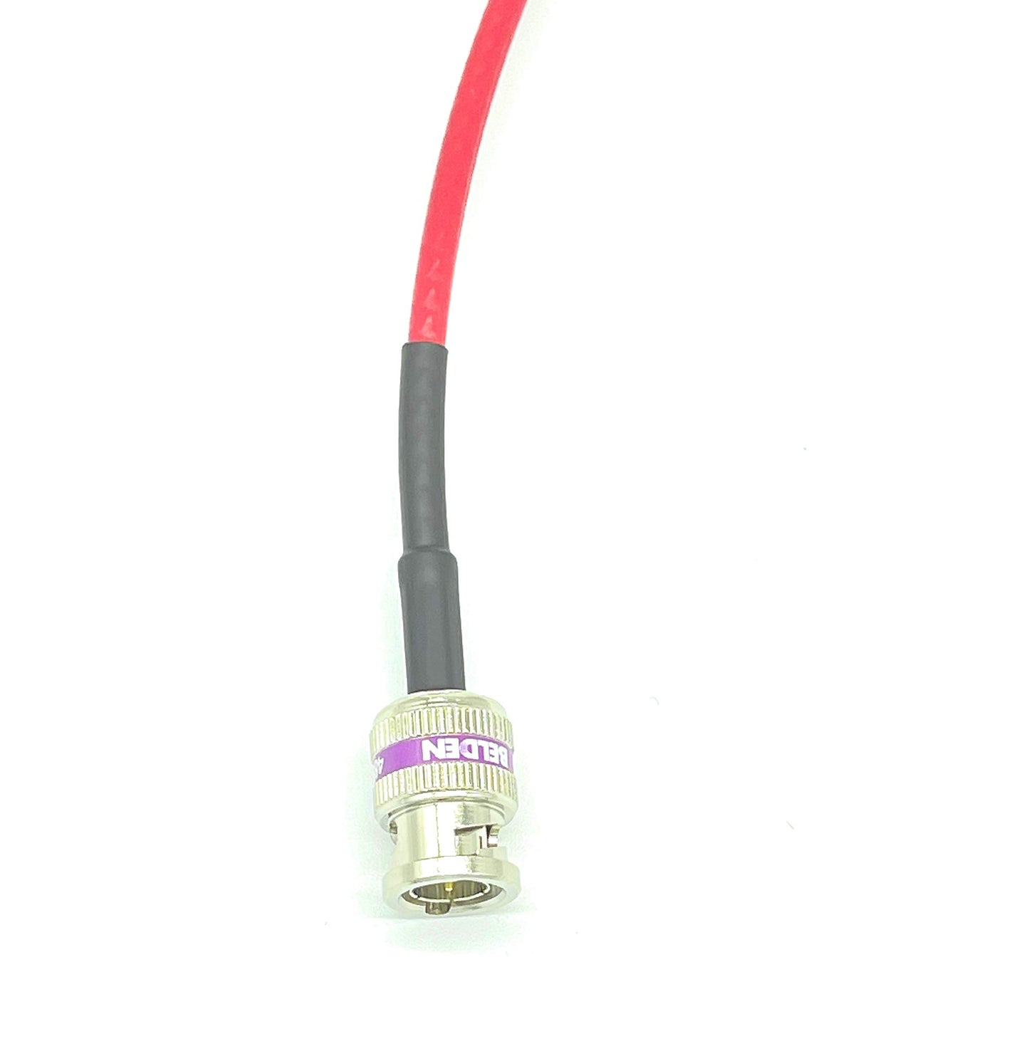 AV-Cables 12G 4K HD SDI BNC - BNC Cable 4855R Mini RG59 (3ft, Red)