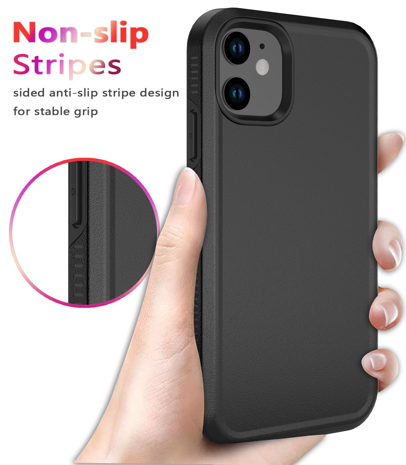 Diverbox for iPhone 12 case [Shockproof] [Dropproof] [Tempered Glass Screen Protector],Heavy Duty Protection Phone Case Cover for Apple iPhone 12 (Red