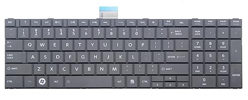New US Layout Black Laptop Keyboard Replacement for Toshiba Satellite L70 L70D L70-A L70D-A L70-A-00H L70D-A-009