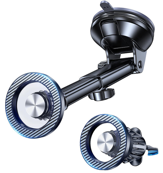Coolpow for MagSafe Car Mount?Windshield+Vent+Dash? Magnetic Phone Holder for Car Phone Holder Mount Cell Phone Holders for Your Car Accessories Phone