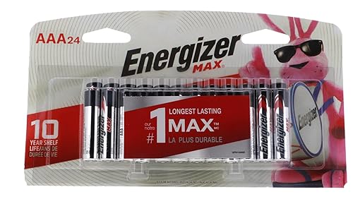 Energizer Max Performance Alkaline AAA Batteries, 24-Count