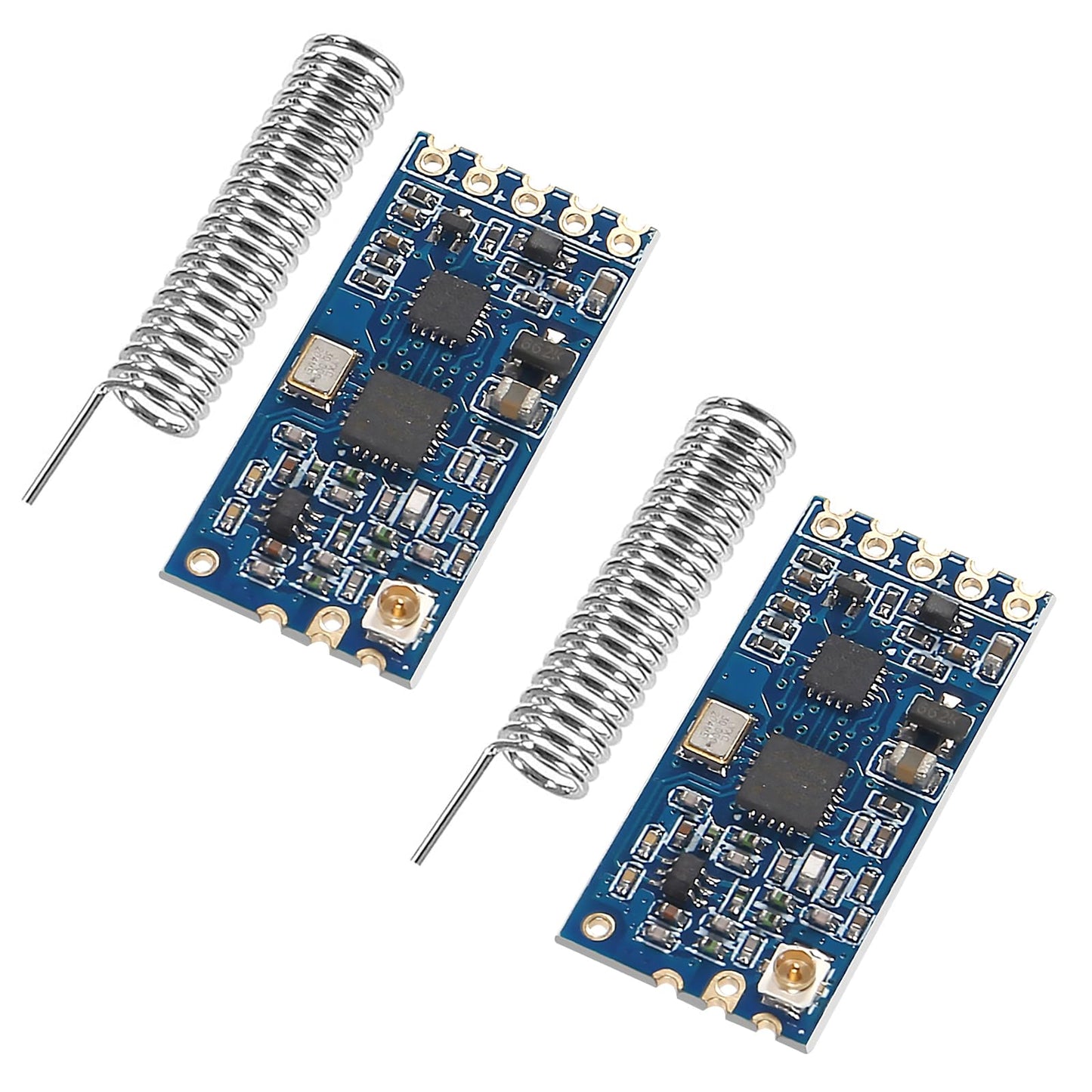 2pcs HC-12 433Mhz SI4463/SI4438 Wireless Serial Port Module 1000M Replace Bluetooth with Antenna