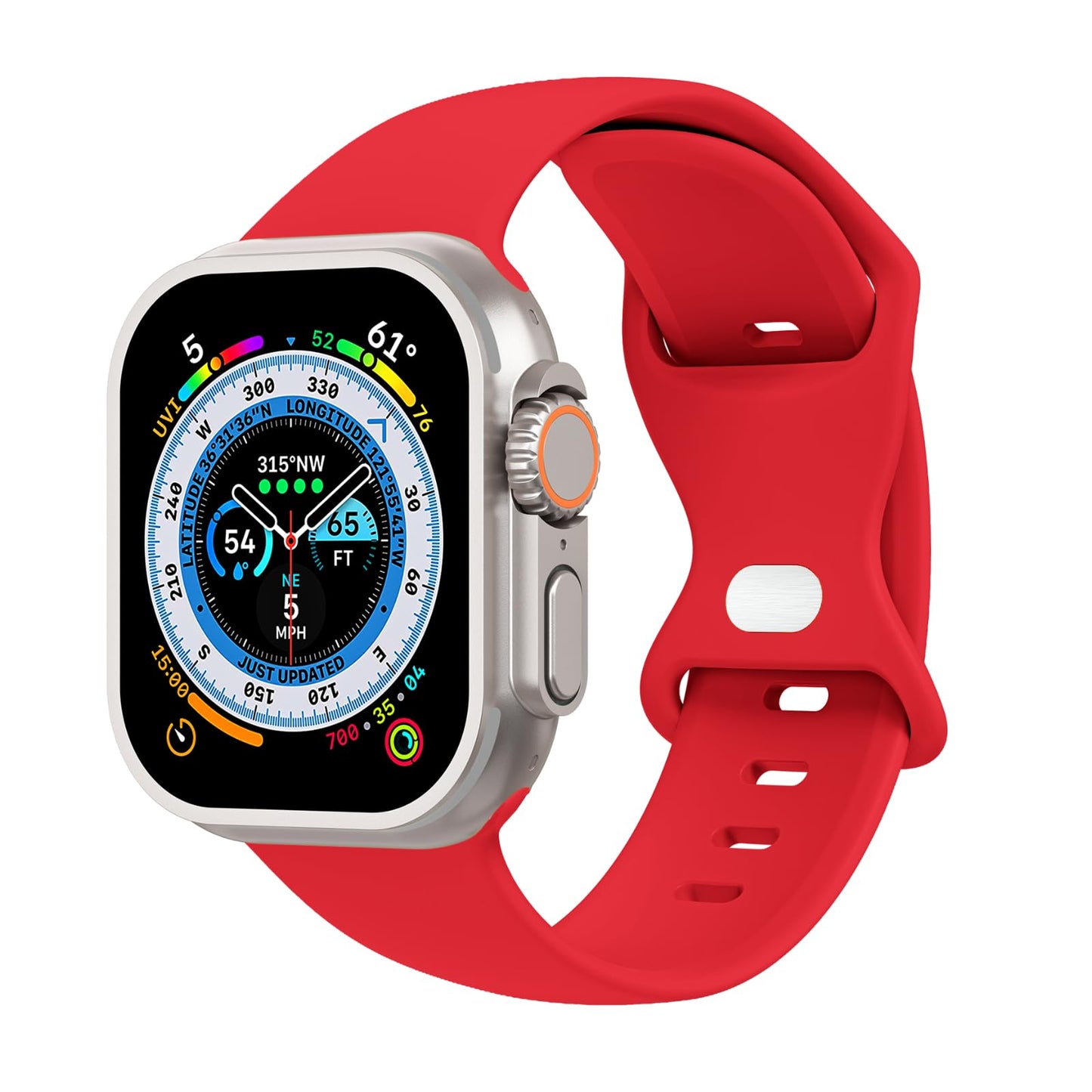 Tighesen Sport Bands Compatible with Apple Watch Ultra 3/2/1 49mm, Series 11/10 46/42mm, 9/8/7 45/41mm, SE 6/5/4 44/40mm, 3/2/1 42/38mm S/M M/L
