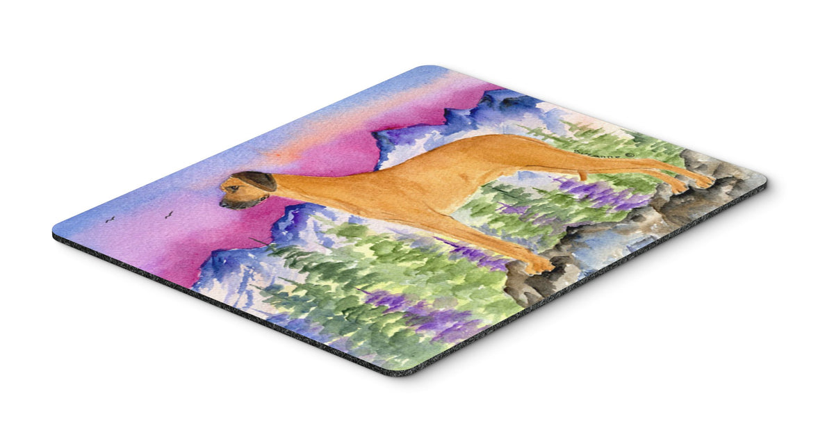 Caroline's Treasures SS8327MP Rhodesian Ridgeback Mouse Pad, Hot Pad or Trivet for Home Office Gaming Working Computers Laptop Mouse Mat,Washable