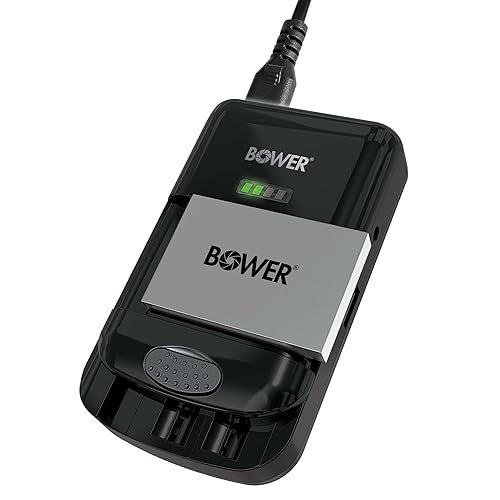 Bower Universal Battery Charger for DSLRs, Cameras, Camcorders, 3.7V/7.4V Li-ion Batteries, 5.04W Power Output