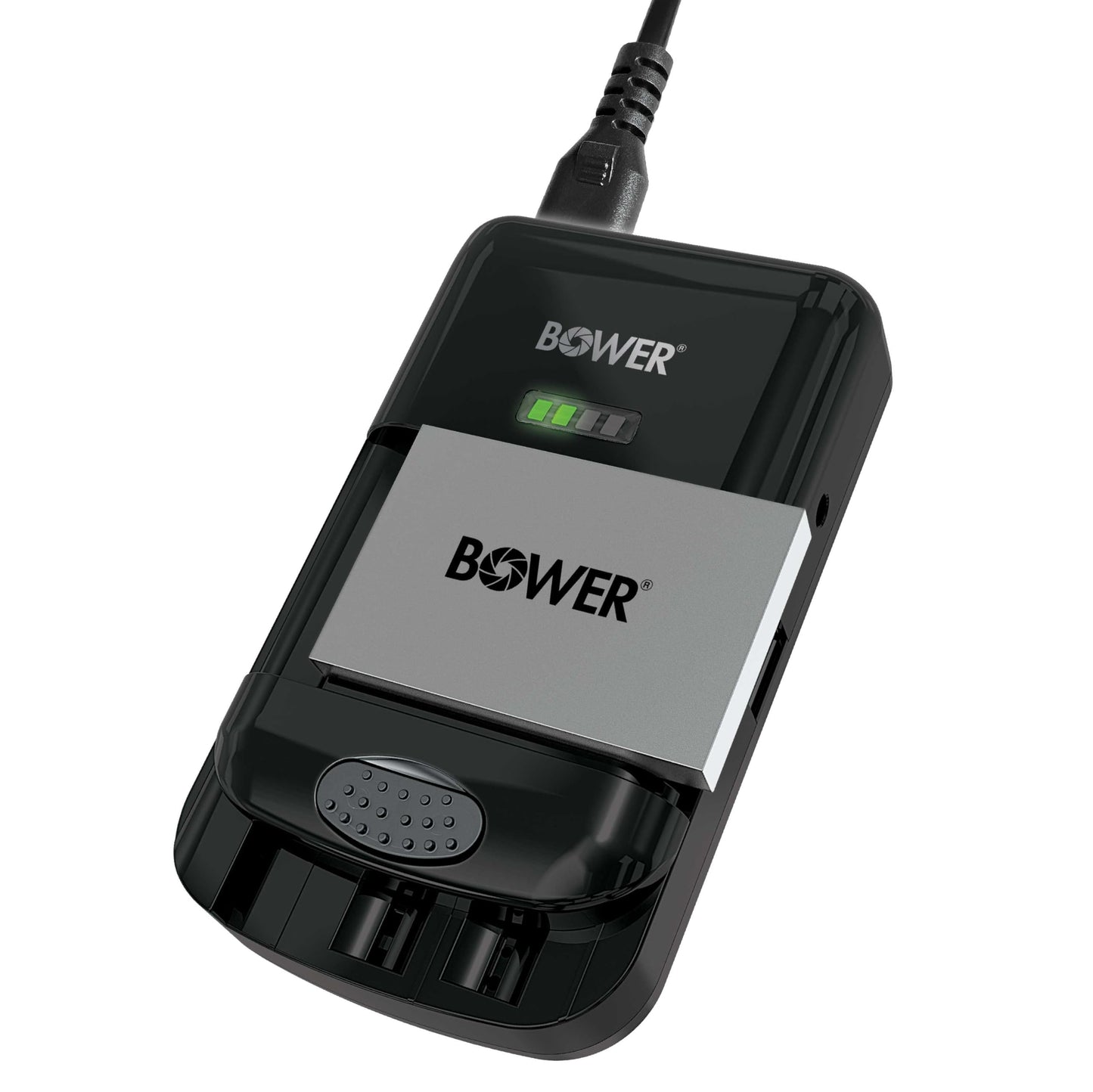 Bower Universal Battery Charger for DSLRs, Cameras, Camcorders, 3.7V/7.4V Li-ion Batteries, 5.04W Power Output