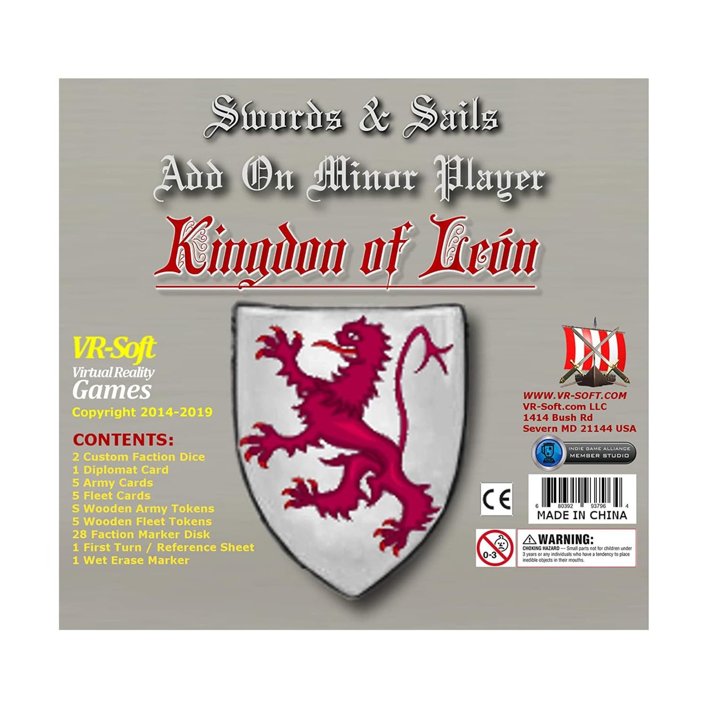 VR-SOFT VIRTUAL REALITY GAMES Swords & Sails: Kingdom of León Minor Player Add-On