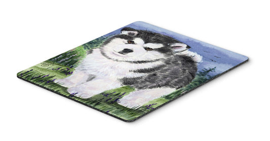 Caroline's Treasures SS8027MP Alaskan Malamute Mouse Pad, Hot Pad or Trivet for Home Office Gaming Working Computers Laptop Mouse Mat,Washable Large