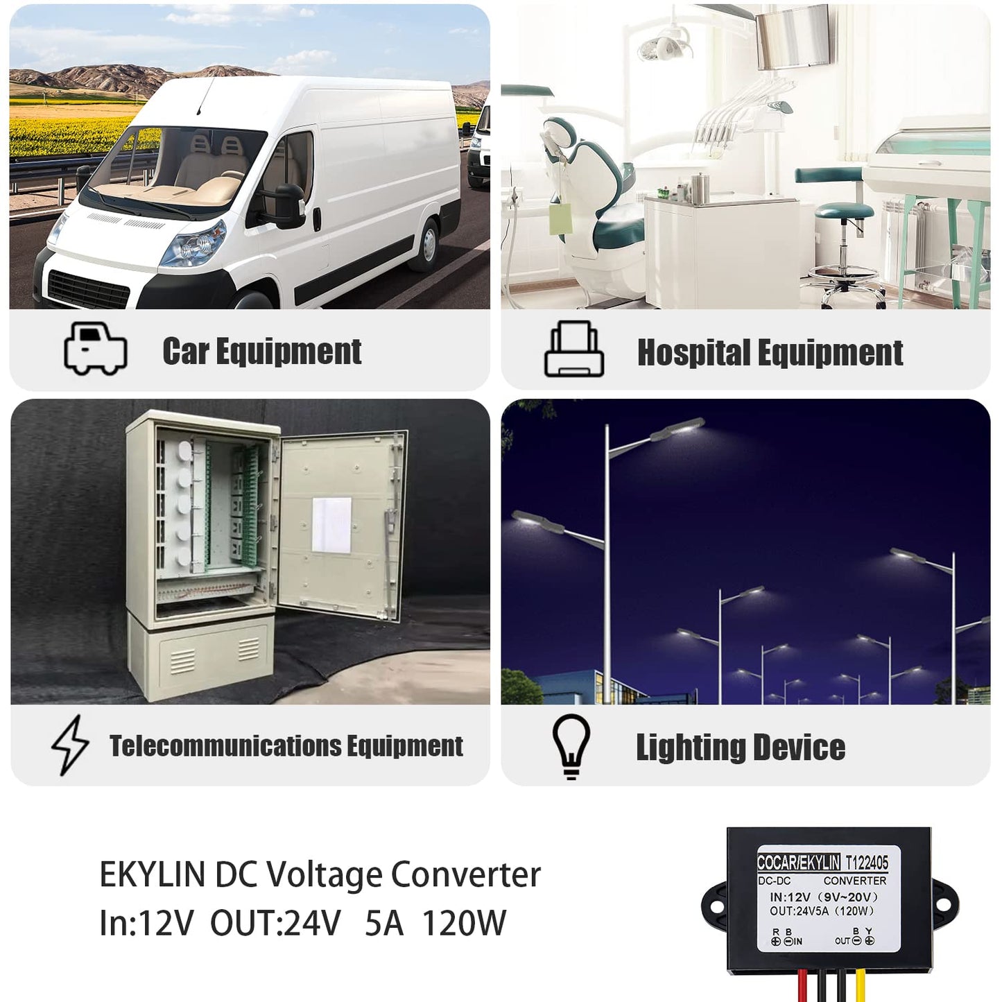 Ceptics Chile, Italy Travel Plug Adapter Set – US to Type C/L with 2 Outlets, USB & USB-C 20W PD, QC 18W, SWadAPt Attachments, PAK-IT