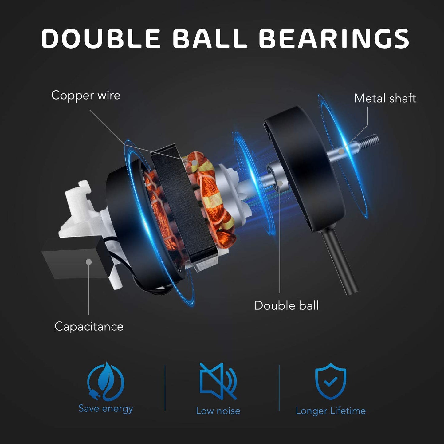 Simple Deluxe 20 Inch High Velocity 3 Speed Industrial Wall-Mount Fan