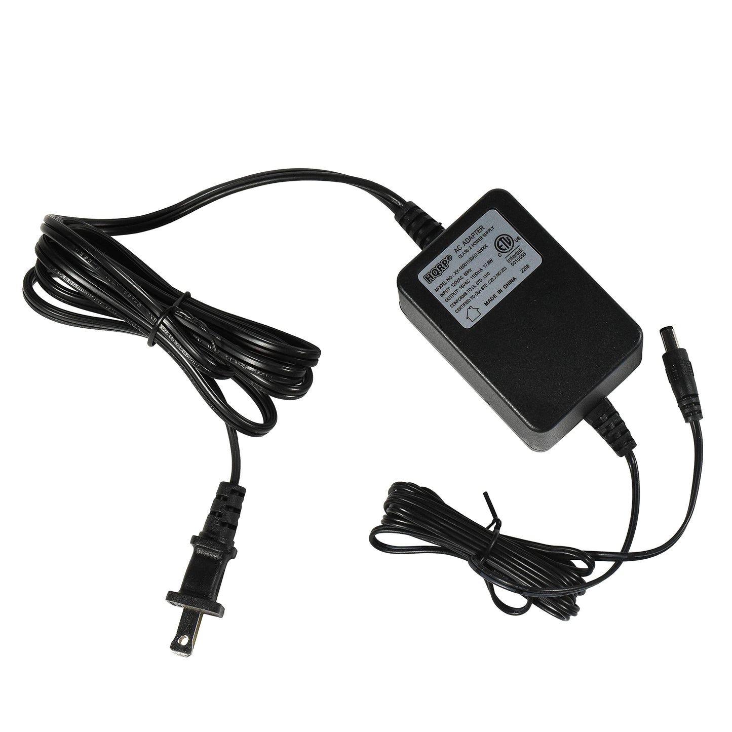 HQRP AC to AC Wall Adapter Transformer 16V @ 1100 mA Straight 5.5x2.1 mm Female Plug