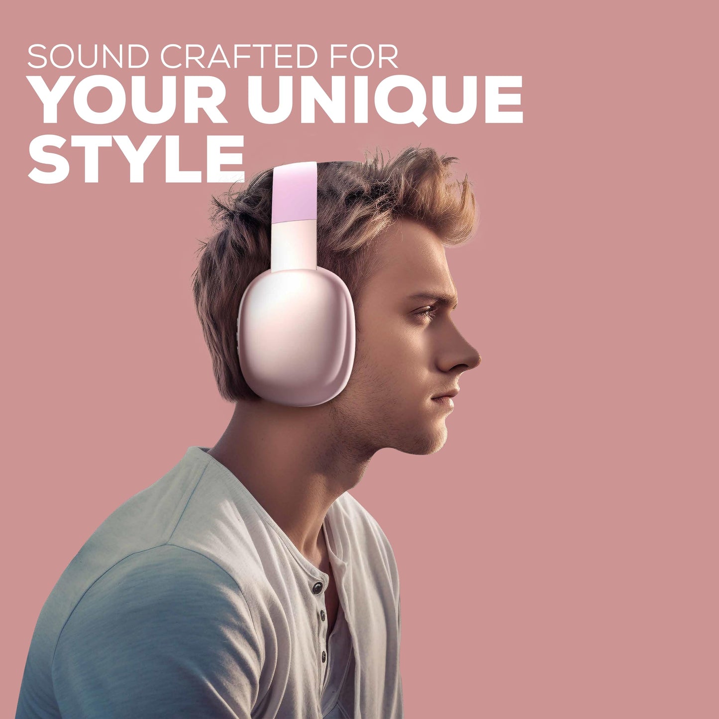Gabba Goods Wireless Over Ear Bluetooth Headphones with Microphone - Wireless Headset -Noise Reduction - Bluetooth, Wired,Built in Micro SD…