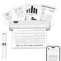 Rongta Portable Printers Wireless for Travel,Thermal Inkless Printer for School/Office/Home Use, Support 8.5x11 US Letter&A4 Thermal Paper, Compatible