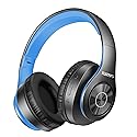 TUINYO Bluetooth Headphones Wireless, Over Ear Stereo Wireless Headset 40H Playtime with deep bass, Soft Memory-Protein Earmuffs, Built-in Mic Wired…