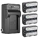 Kastar 3-Pack Battery and AC Wall Charger Replacement for Sony DCR-TRV25, DCR-TRV30, DCR-TRV33, DCR-TRV38, DCR-TRV39, DCR-TRV40, DCR-TRV50, DCR-TRV60