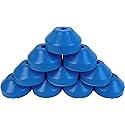 Blue Plastic 7" 45rpm Vinyl Record Dome Adapter , Quantity 10 (45 rpm)