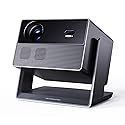 [Officially-Licensed APP & 1200 ANSI] Smart Projector with WiFi and Bluetooth, 30W Speakers, 4K Supported, Auto Focus & Keystone, Portable Native