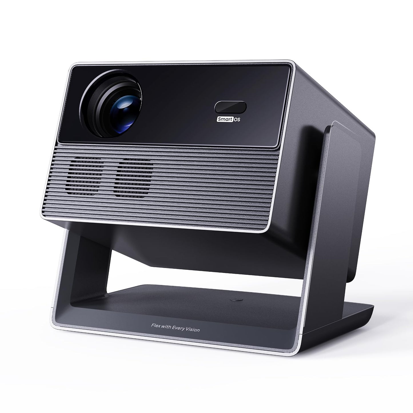[Officially-Licensed APP & 1200 ANSI] Smart Projector with WiFi and Bluetooth, 30W Speakers, 4K Supported, Auto Focus & Keystone, Portable Native