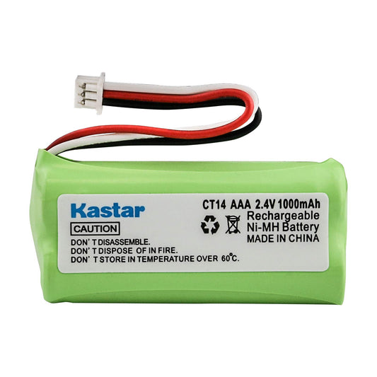 Kastar Ni-MH Battery 2.4V 1000mAh Replacement for Plantronics 80639-01 Cordless Phone, Plantronics 81087-01 Cordless Phone, Plantronics CT14 CT15