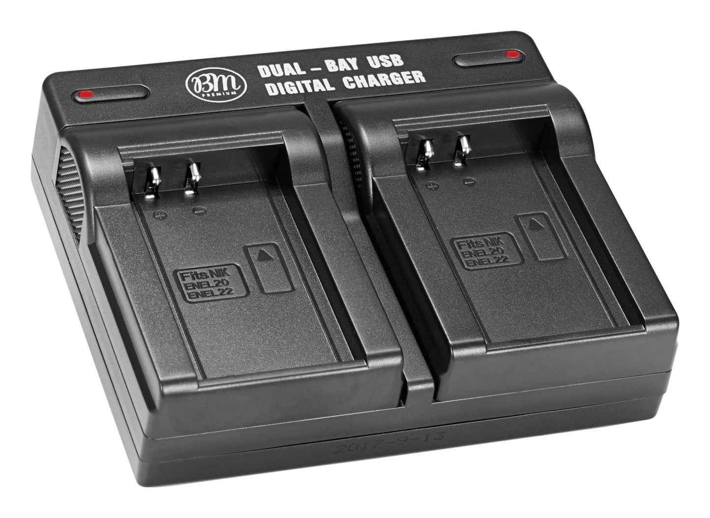 BM Premium EN-EL20, ENEL20A Dual Battery Charger for Coolpix P950, P1000, Nikon DL24-500, Coolpix A, 1 J1, 1 J2, 1 J3, 1 S1, 1 V3 Digital Camera