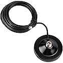 RAIGEN Magnetic Antenna Base for Helium Mining Antennas N-Type Female, 6.5ft Raigen-200 RP-SMA Male Cable, for MNTD, RAK, Bobcat, Syncrobit, Sensecap