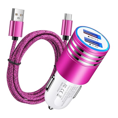 Fast Charging USB C Car Charger for Samsung Galaxy S26 S25 S24 S23 S22 S21 S20 A57 A37 A17 A56 A36 A26 A16 A25 A35 A15 A54 A14 A53 A13 A23,Quick
