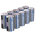 Tenergy NiMH SubC 5000mAh Flat Top Rechargeable Battery (with Tabs) - 10 Pack