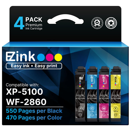 E-Z Ink Remanufactured Replacement for 202XL Ink Cartridges Multipack 4Pack