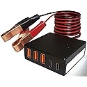 12V 24V to USB USB-C Buck Conversion Charger Multi Port Adapter Output DC 5V 12A 60W