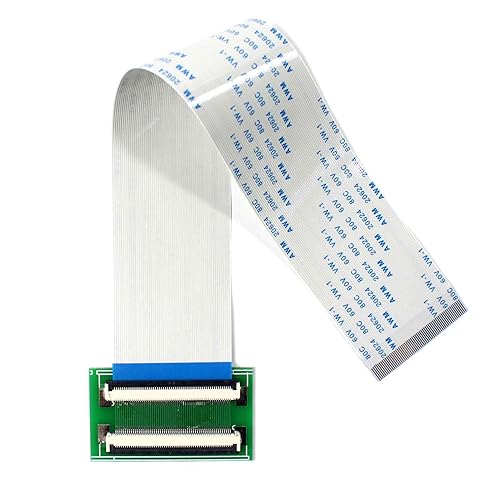 VSDISPLAY 60Pin to 60Pin ZIF 0.5mm Pitch Connector Adapter with Extension Flat Cable FFC Extend(Length 200mm)