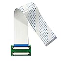 VSDISPLAY 60Pin to 60Pin ZIF 0.5mm Pitch Connector Adapter with Extension Flat Cable FFC Extend(Length 200mm)