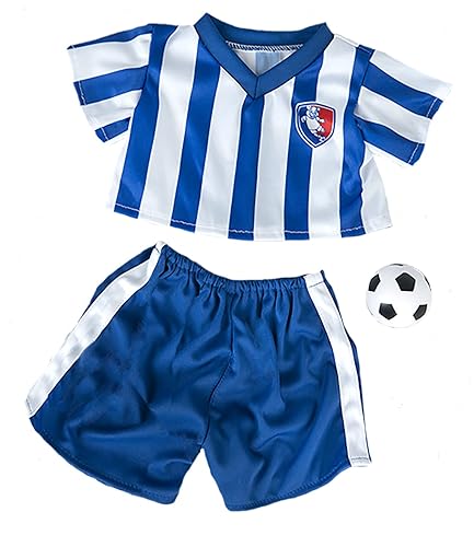 All Star Soccer Uniform Teddy Bear Clothes Fits Most 14" - 18" Build-a-Bear and Make Your Own Stuffed Animals