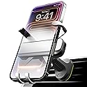 Bracketron AutoGrip Universal Car Vent Phone Mount - 360° Rotatable, Hands-Free Gravity Holder, One-Hand Operation, Secure Air Vent Hook, Fits iPhone