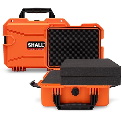 SHALL Hard Case, Cyberdeck Case, IP67 Waterproof Protective Camera Case with Customizable Foam, Protection for Camera, Drones, Lens, Equipment