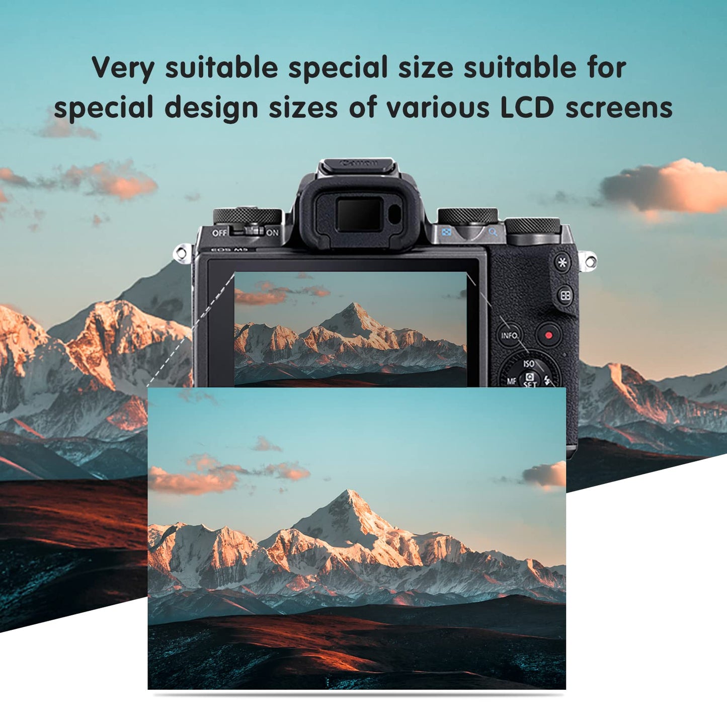 kinokoo Screen Protector for Canon PowerShot G7X/G7X Mark II/G5 X/G5X Mark II camera, 0.25mm 9H Hardness Tempered Glass Film for G9X/G9X Mark II