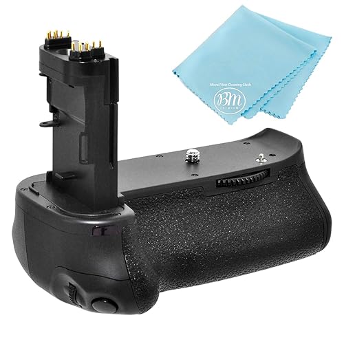 BM Premium Pro Series Multi-Power BG-E14 Replacement Battery Grip Compatible with EOS 70D, EOS 80D, EOS 90D Digital SLR Camera