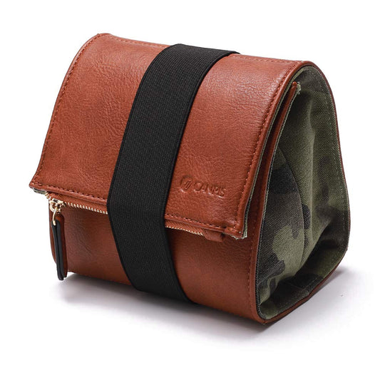 CANPIS Mirrorless Camera Case, Leather Small Camera Bag Lens Pouch, Photography Travel Bag, Outdoor Carry-on Storage Bag (not support DSLR Camera