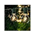 Formosa 26ft Clear Incandescent Christmas String Lights, Indoor G40 Shatterproof Bulbs, 25 Retro Globe Edison Bulbs, Indoor Hanging Lights for Bedroom