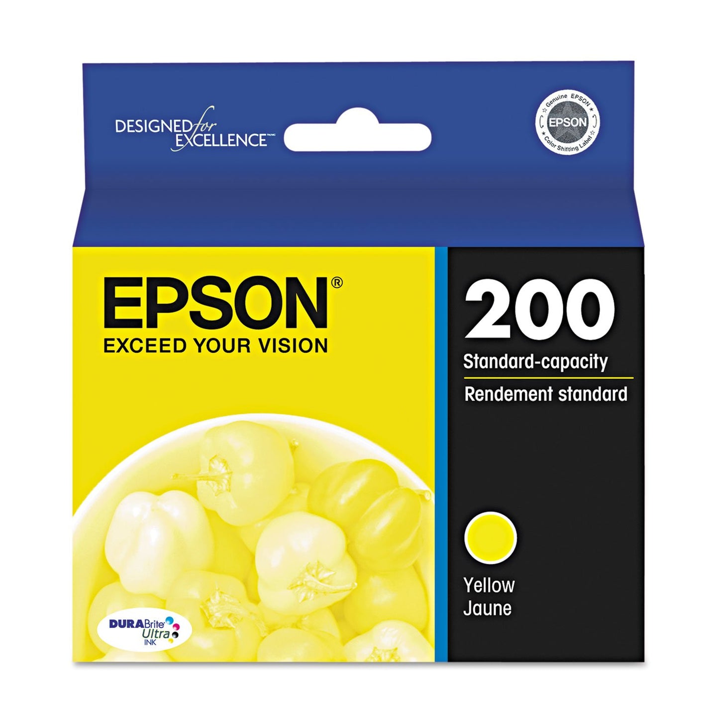 Epson 200 - Yellow - Original - Ink Cartridge - for Expression XP-201; Expression Home XP-200, 300, 310, 410; Workforce WF-2520, 2530, 2540
