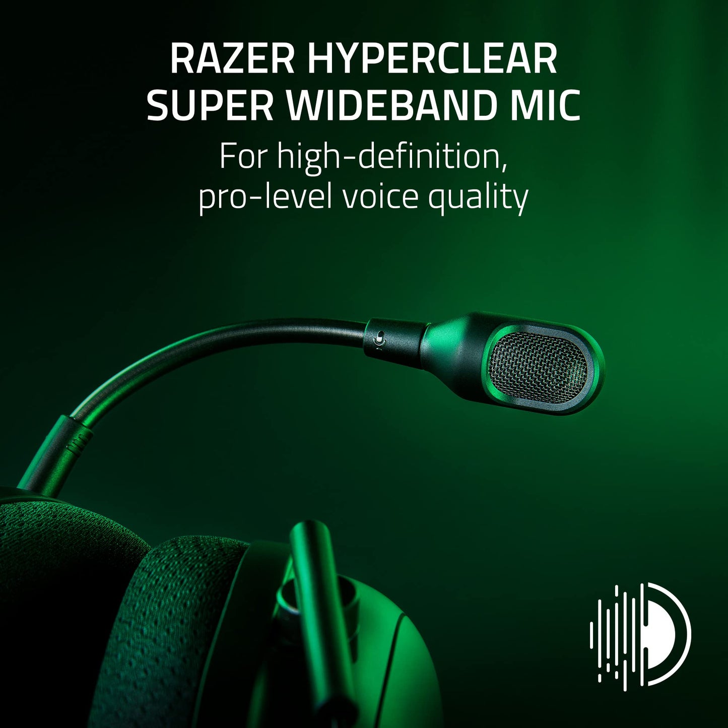 Razer BlackShark V2 Pro Wireless Gaming Headset for PC, PS5, PS4, Switch, 2.4GHz RF, Bluetooth, Headphone HyperClear Super Wideband Mic