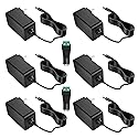 Minidodoca 12V 2A AC Adapter Charger Replacement with 2 Tips, Regulated 12 Volts 2000mA Power Supply Cord for LED Strip Light, CCTV Camera, BT…