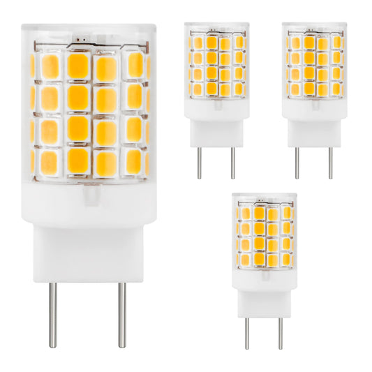 Newhouse Lighting 3.5w LED T4 Bulb Gy6.35 Base 3000k (4-Pack)