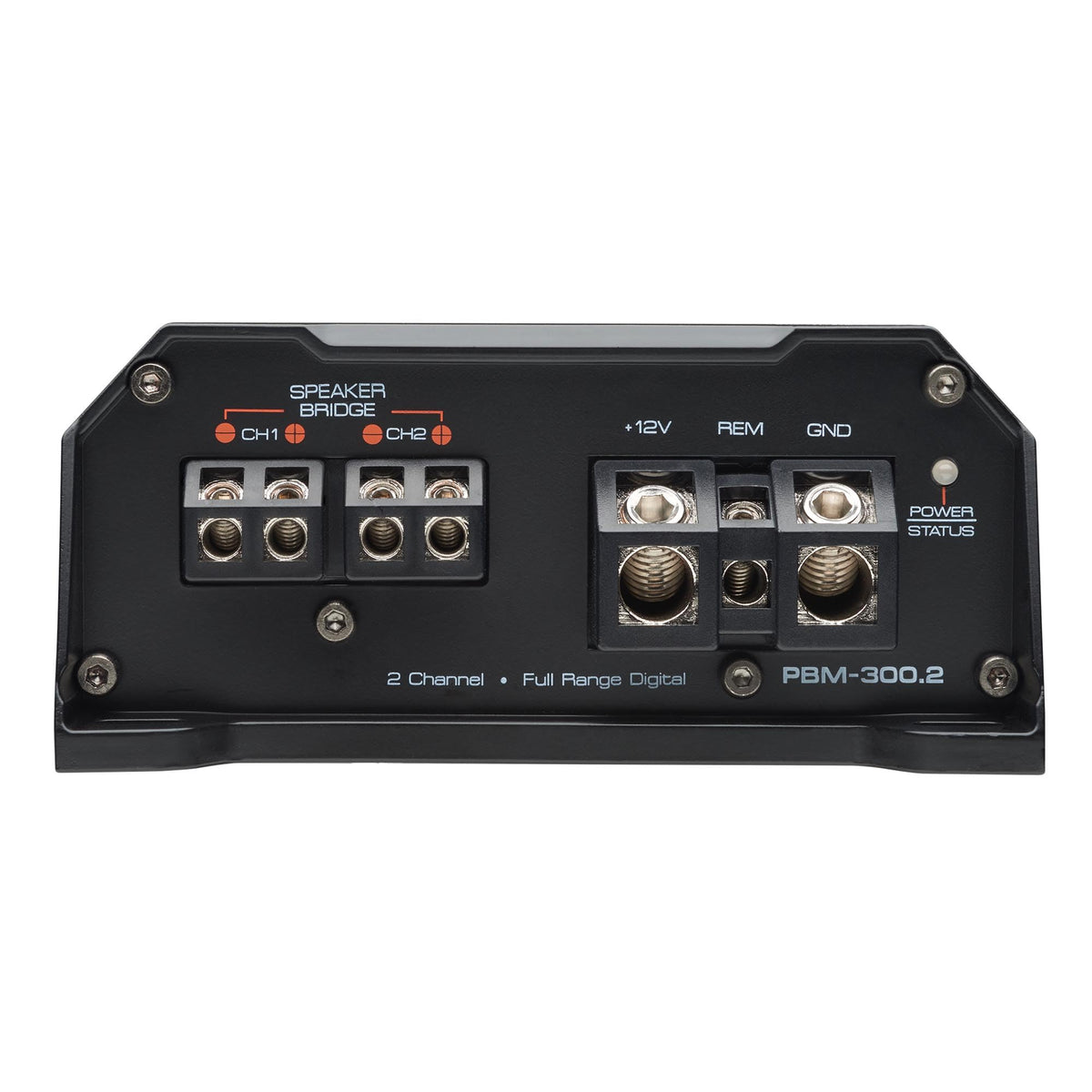 PowerBass PBM-300.2-75Watt x 2 (4 ohm), 150Watt x 2 (2 ohm) Mini Amplifier