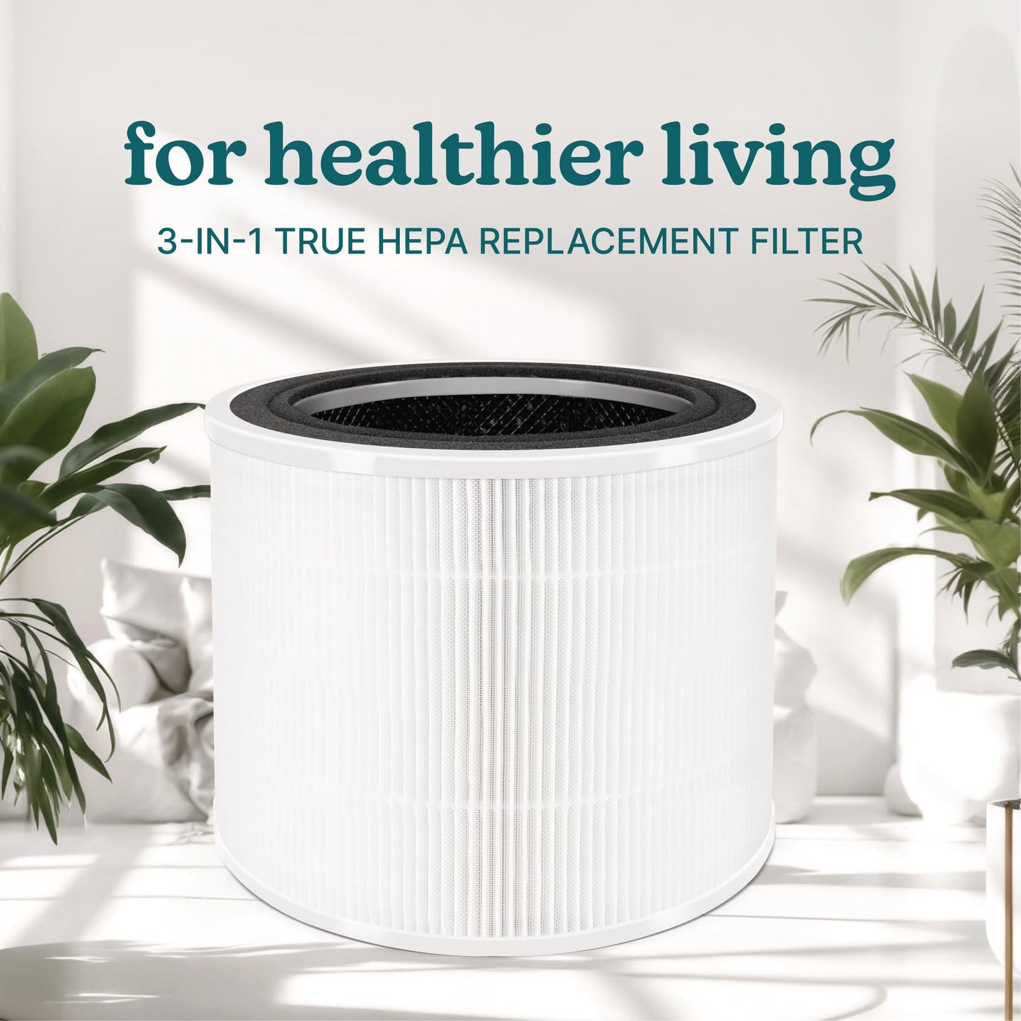 Homedics True HEPA Replacement, Air Purifier Filter for AP-T63 and AP-T65
