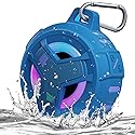 EBODA Shower Bluetooth Waterproof Speaker, IPX7 Floating Portable Wireless Small Speakers with Light, 24H Playtime for Beach, Pool, Kayak Accessories